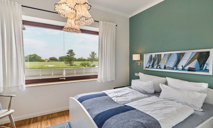 Kronsgaard Apartamento | Apartamento 'Ostseeblick Fewo 4' con terraza privada y Wi-Fi