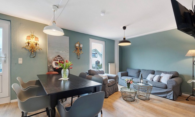 Kronsgaard Apartamento | Apartamento 'Ostseeblick Fewo 10-' con terraza privada y Wi-Fi