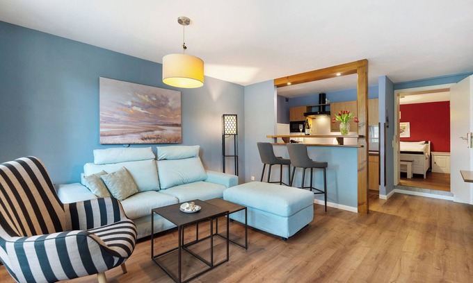 Kronsgaard Apartamento | Apartamento 'Ostseeblick Fewo 7' con terraza privada, jardín privado y Wi-Fi