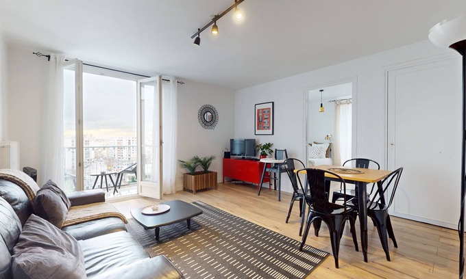 Zola - Pressense Apartamento | Apartment Plein-ciel in the Heart of Villeurbanne