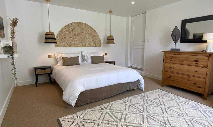 Clohars-Carnoet Apartamento | Apartamento 'Prat Bras - T1 Cocooning' con jardín compartido y Wi-Fi
