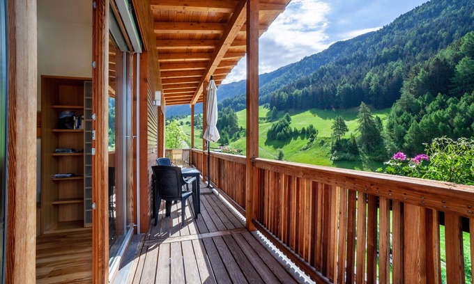 Planol Apartamento | Apartamento "Pritscheshof Balkon" con vistas a la montaña, balcón y terraza