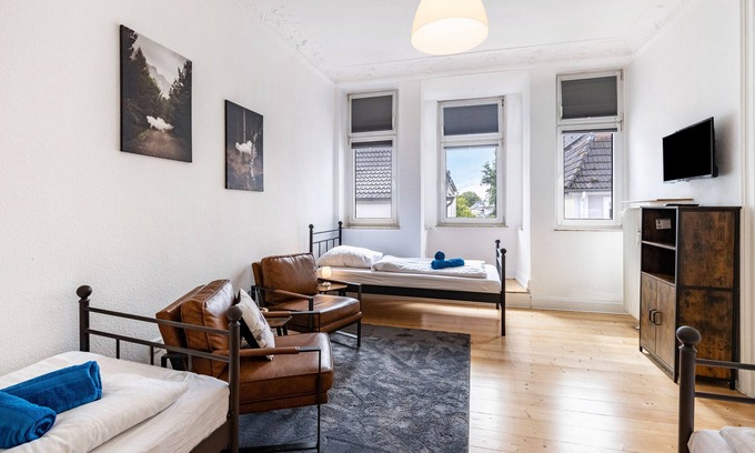 Emmelsum Apartamento | Apartamento 'Rheinberg Zentrum 1' con Wi-Fi