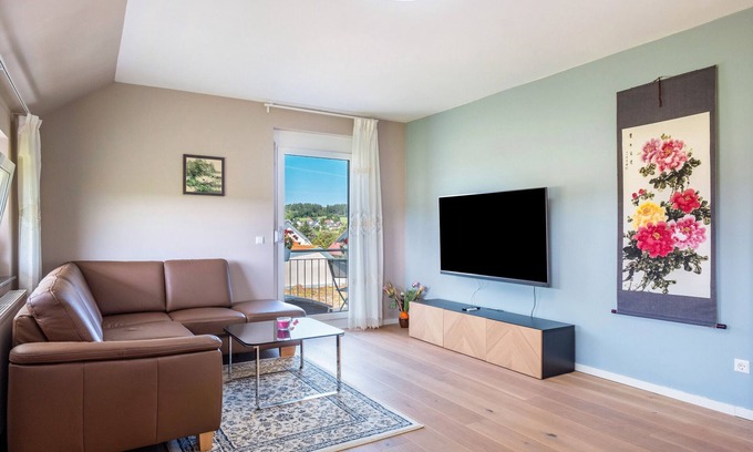 Roetenbach Apartamento | Apartment 'Rosengarten' with Private Garden, Balcony and Wi-Fi