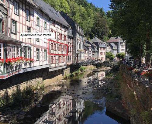 Monschau Apartamento | Apartment Rur-Partie im Haus An der Rur