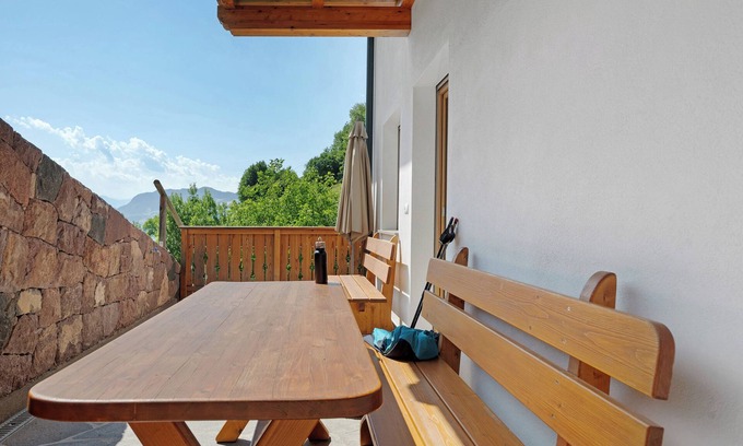 Fie allo Sciliar Apartamento | Apartamento 'Schlern' con vistas a la montaña, terraza privada y Wi-Fi