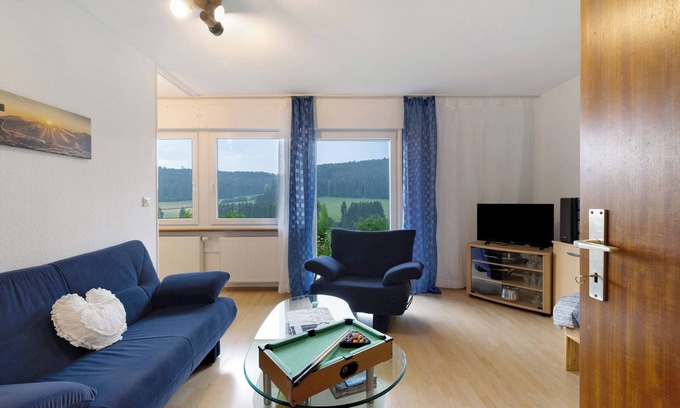 Gemarkung Horschwag Apartamento | Apartamento 'Schwäbische Alb' con terraza privada, jardín compartido y Wi-Fi