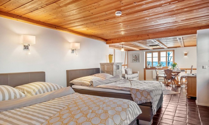 Loffingen Apartamento | Apartamento 'Schwarzwaldstüble' con vistas a la montaña, terraza privada y Wi-Fi