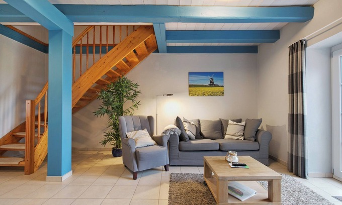 Pellworm Apartamento | Apartamento 'Seegarden' con terraza privada, jardín compartido y Wi-Fi