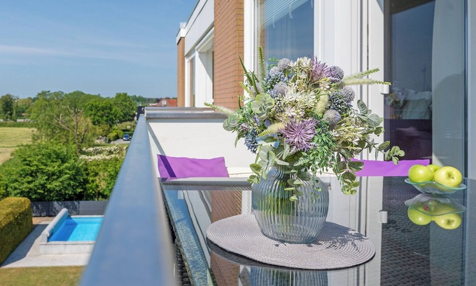Haffkrug Apartamento | Apartment Strandstern in Haus Nautica with balcony in Haffkrug