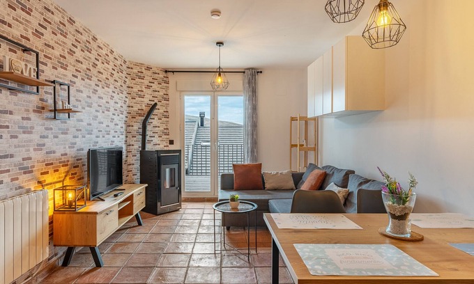Pradollano Apartamento | Apartamento 'Suite Junior Deluxe 31 B' con vistas a la montaña, terraza privada y Wi-Fi