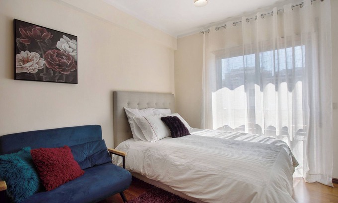Figueira da Foz Apartamento | Apartamento 'T0 Grota' con balcón