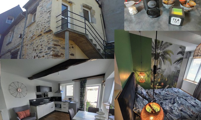 Vitre Apartamento | Apartment T2 ★ Le Jungle ★ Downtown quiet courtyard side