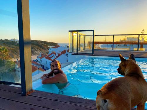 Zambujeira do Mar Apartamento | Apartment T3, sea view, swimming pool- Casa do Mar