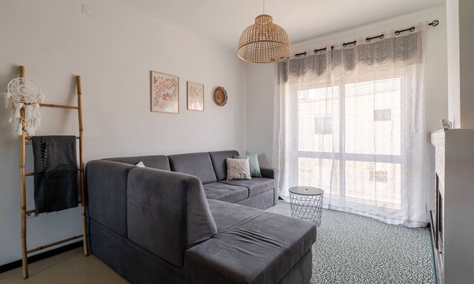 Apulia Apartamento | Apartamento 'T3' con terraza compartida, jardín compartido y Wi-Fi