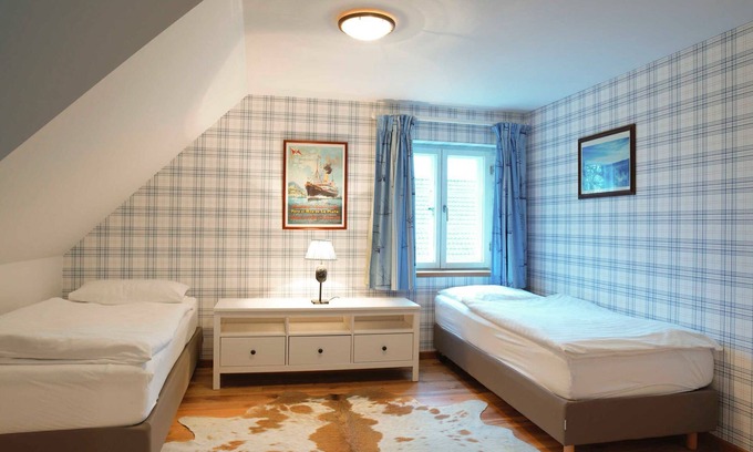 Dalwitz Apartamento | Vista de la terraza del apartamento (6 pers.) - FerienGut Dalwitz Verwalterhaus