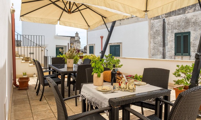 Avetrana Apartamento | Apartamento 'Torre Tonda Bilocale' con Wi-Fi y aire acondicionado