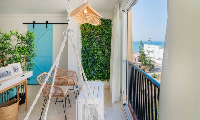 Sector B - Boliche Apartamento | Apartamento 'Turquesa Y Sal' con vistas al mar, balcón y Wi-Fi