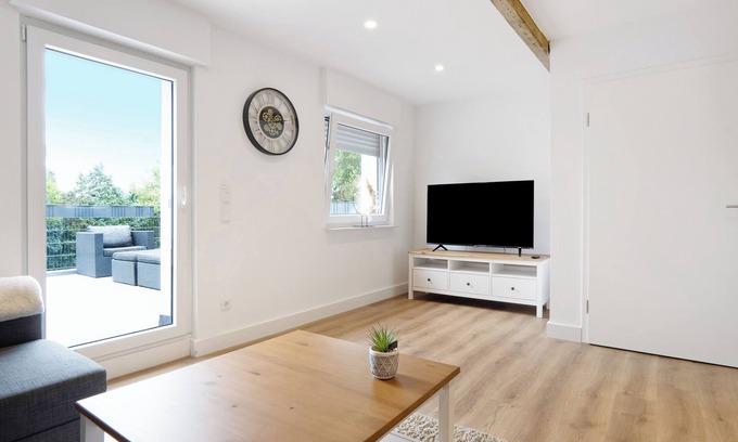 Gronau Apartamento | Apartamento 'Weiden' con balcón y Wi-Fi
