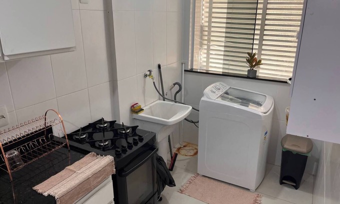 Sao Cristovao Apartamento | Apartment with swimming pool and sauna.