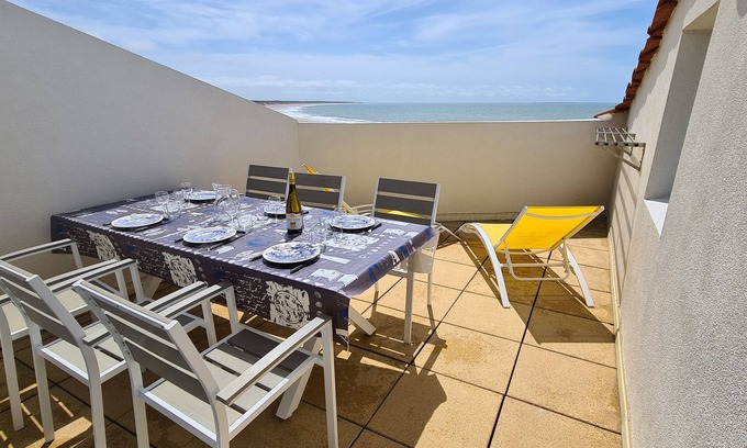 Longeville-sur-Mer Apartamento | Apartamento con vistas al mar T3 en Longeville sur Mer (Vandea)