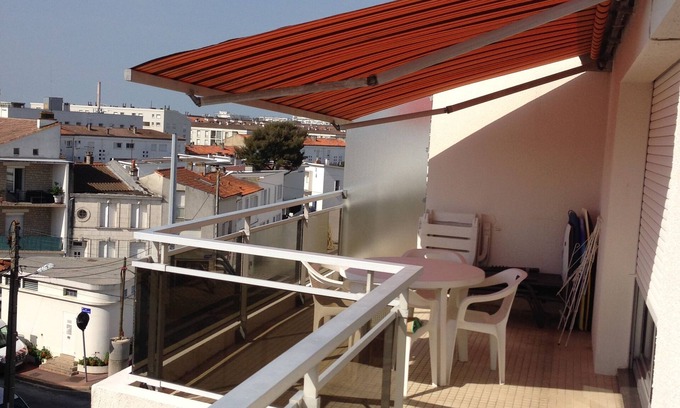 Royan Apartamento | Apartamento con balcón y terraza cerca del centro y la playa.