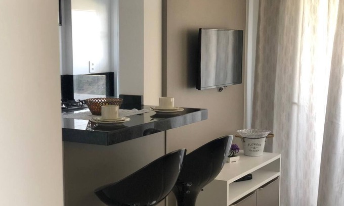 Capoeiras Apartamento | Apartamento con piscina y vista al mar # 4