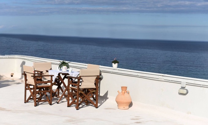 Koum Kapi Apartamento | Apartamento con jardín en la azotea con vistas al mar.