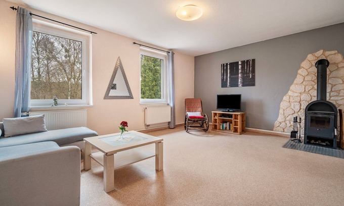 Funkenhagen Apartamento | Apartamento 'Wohnung 4' con jardín compartido