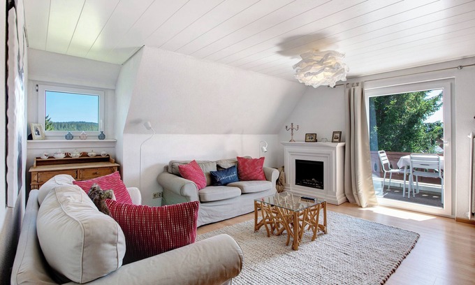 Altglashutten Apartamento | Apartamento 'Zipfelmütze' con jardín compartido, balcón y Wi-Fi