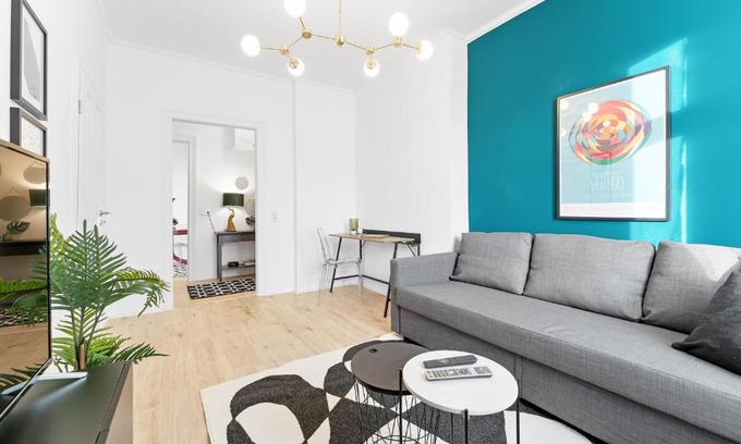 Cottbus Apartamento | Apartments direkt am STAATSTHEATER,modern,zentral,ruhig,2 Zimmer,Netflix,Privatparkplatz auf dem Hof
