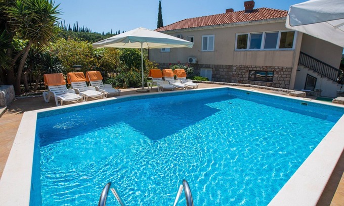 Molunat Apartamento | Apartments Vidak - Studio Apartment with Terrace and Sea View - (A2)