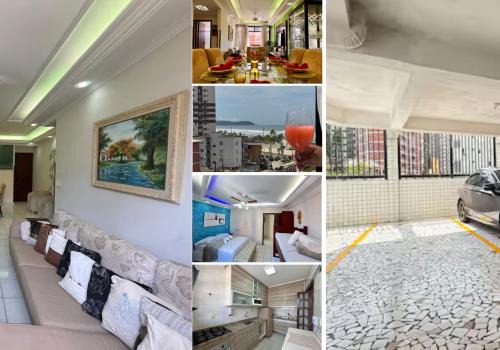 Vila Assuncao Apartamento | Ape aconchegante a 50m da Praia Tupi Wi-Fi, Smart TV e enxoval completo