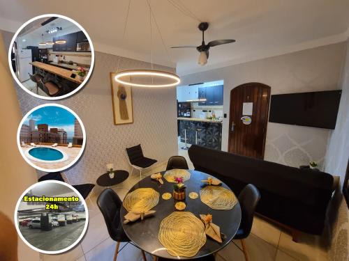 Pitangueiras Apartamento | ApMar 15a até 8 pessoas - Pitangueiras Guarujá - 2 minutos da praia - 2 quartos e 1 suíte com Ar Condicionado - 1 Vaga Garagem 24h - Próximo de mercados, bares, restaurantes