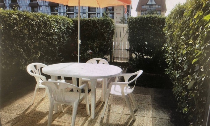 Cabourg Apartamento | App RDC Jardinet, 4pers, 2ch Cabine, Piscine, Tennis