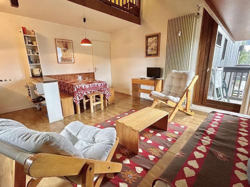 Le Planellet Apartamento | Appart 2 pièces + mezzanine, 6 couchages, Megève, parking - FR-1-597-7