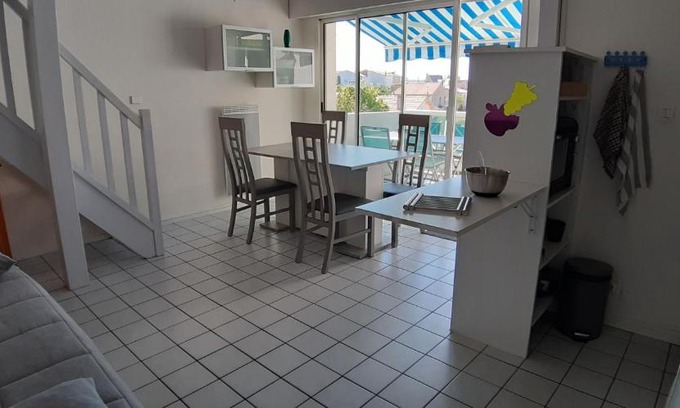 Saint-Georges-de-Didonne Apartamento | Appart 6 personnes, 3 min à pied de la plage et du centre ville