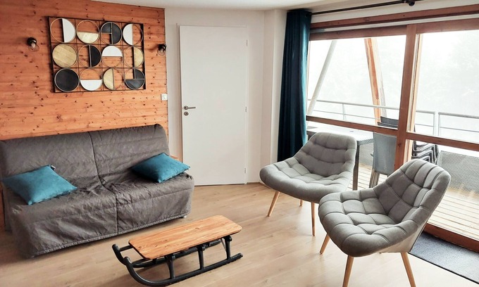 Chamrousse Apartamento | Appart 8-10 Pers , Pied de Pistes Villages du Bachat
