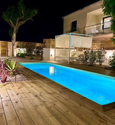 Salon-de-Provence Apartamento | Appart 'COSY avec Piscine Chauffée Privée