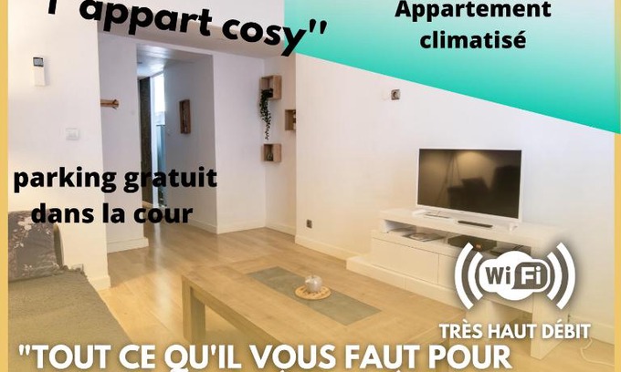 Montbrison Apartamento | appart cosy,calme à 2 pas du centre de montbrison