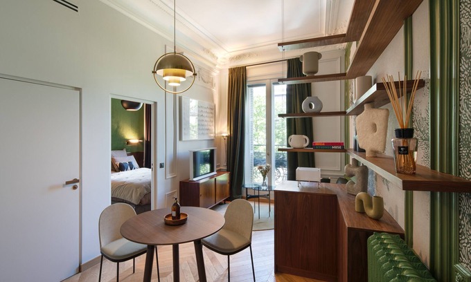 Notre-Dame-des-Champs Apartamento | Halévy-Apartamento-Baño Privado-Vista a la Ciudad