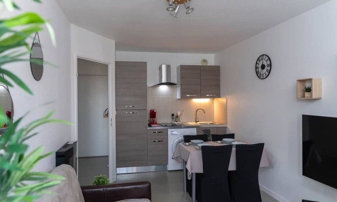 Blagnac Apartamento | Appart'henri T1 Bisfibreparkingtram24/24auto