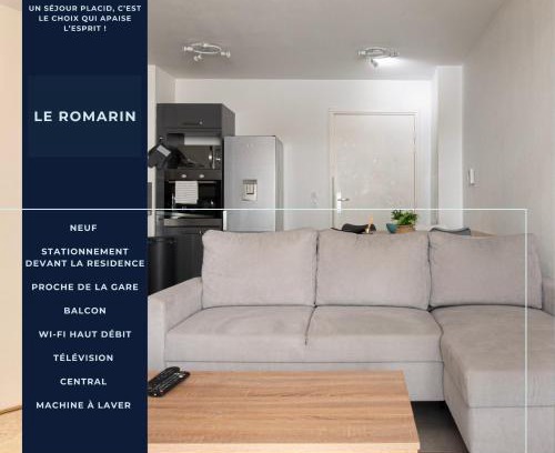 Miramas Apartamento | Appart Romarin - Proche Gare & Stadium