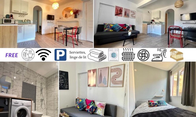 Thiers Apartamento | APPART TOTORO @ FREE PARKING/WIFI/DRAPS