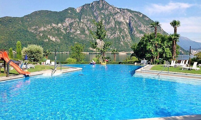 Bissone Apartamento | Apartamento Lago di Lugano en Bissone - 4 personas, 1 dormitorios