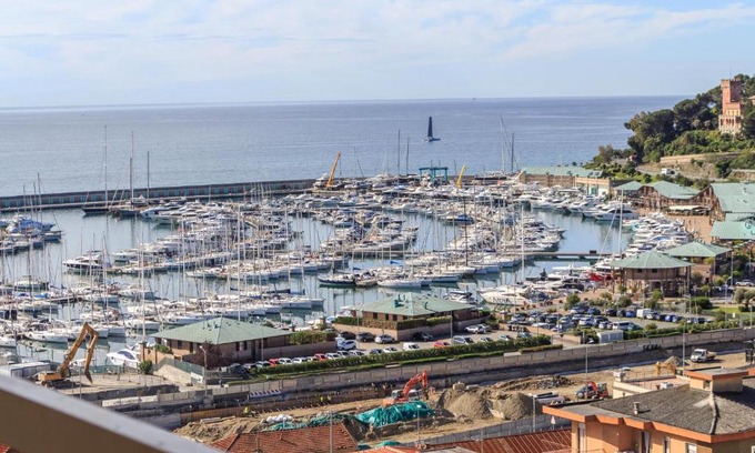 Varazze Apartamento | Appartamento con vista mare eccezionale