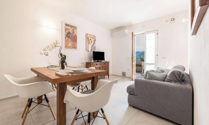 Vesio Apartamento | Appartamento "Le Cementine" con vistas al lago, vistas a la montaña, Wi-Fi y aire acondicionado
