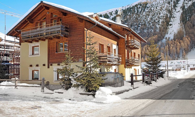 Livigno Apartamento | Appartamento Paradisin con vistas a la montaña