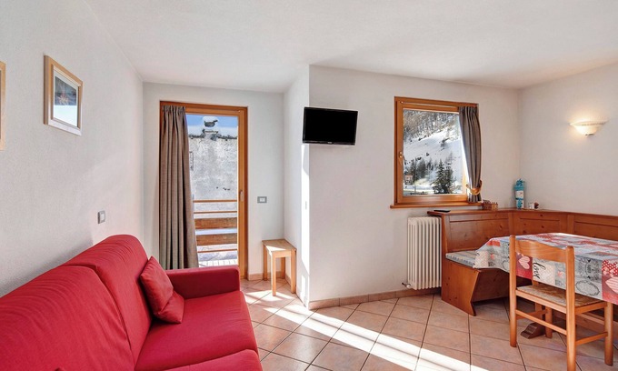 Livigno Apartamento | 'Apartamento Vago' con vistas a la montaña, Wi-Fi, balcón y jardín