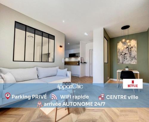 Creon Apartamento | AppartChic - appartement standing - plein Centre & Parking privé